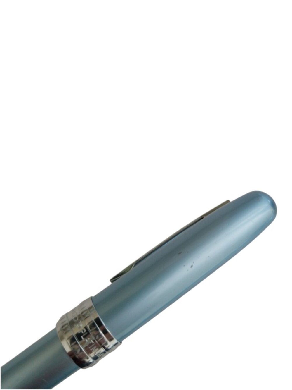 Platinum Plaisir Blue Aluminum Fountain Pen 02 Extra Fine Steel Nib Gently Used - Picture 13 of 14